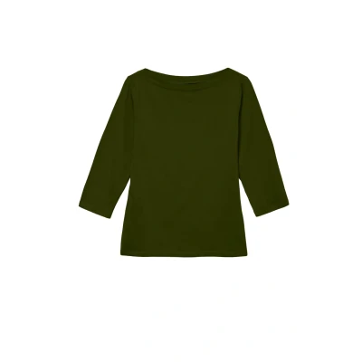 Afbeelding van VERO MODA VMPANDA Stretch T shirt voor dames, 3/4 mouw, basic, boothals, top, regular fit, lange mouwen, grape leaf, S