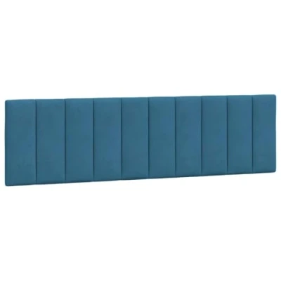 Afbeelding van vidaXL Hoofdbordkussen 180 cm fluweel blauw, hoofdbord kussen, kussen hoofdbord, bed hoofdeinde