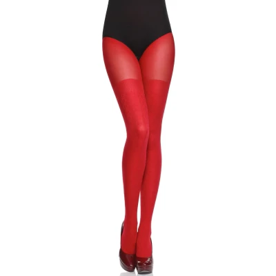Afbeelding van Merry Style Dames Panty 60 DEN Halsterloos Polyamide MS GB 332 Rood S