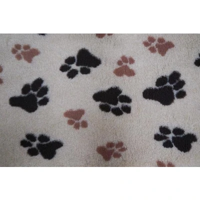 Afbeelding van Vetbed met antislip 28 mm beige/poot 107x70 cm