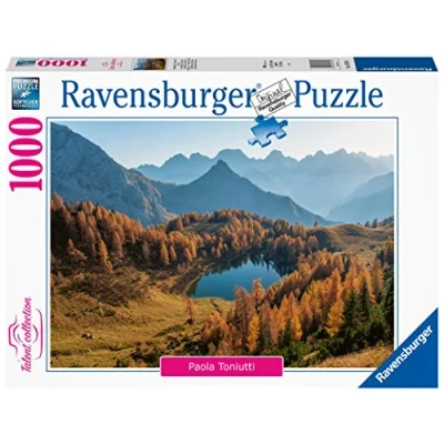 Afbeelding van Ravensburger Puzzle 2D 1000 elementów: Jezioro Bordgalia, Włochy, Stary design
