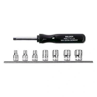 Afbeelding van Bahco rail set 1/4&quot; dopsleutels 6729SZ