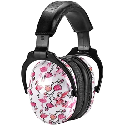 Afbeelding van Zohan 030 Gehoorbescherming voor kinderen met autisme, geluidsbescherming, hoofdtelefoon, passieve oorbescherming basisscholieren, verstelbaar, concert, NRR 22 dB, SNR 27 flamingo