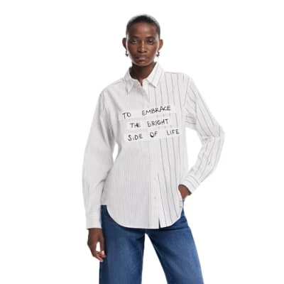 Afbeelding van Desigual CAM_Yokohama, 1000 Blanco, L, wit, L