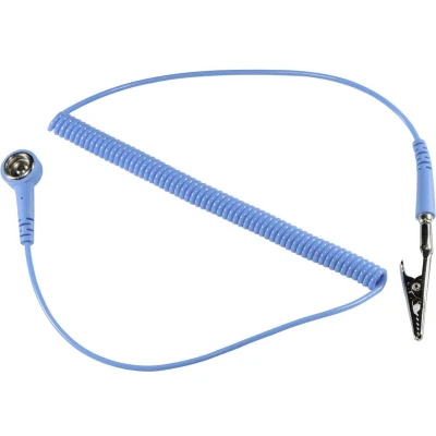 Afbeelding van TRU COMPONENTS SpKL 4 244 SK ESD aardingskabel 2,44 m drukknop mm, krokodillenklem