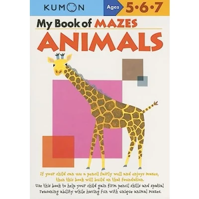 Afbeelding van My Book Of Mazes: Animals: Ages 5 6 7 (Kumon Workbooks)