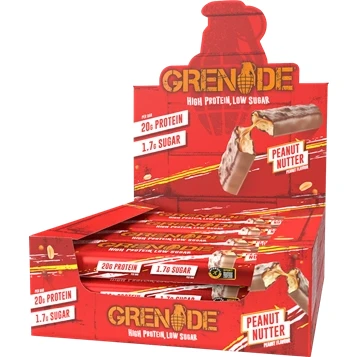 Afbeelding van Grenade Protein Bars 12repen Peanut Butter