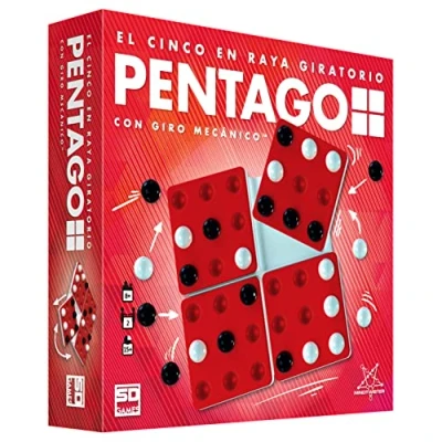 Afbeelding van SD GAMES Pentago Strategiebordspel met kbord voor 2 spelers, aanbevolen vanaf 8 jaar