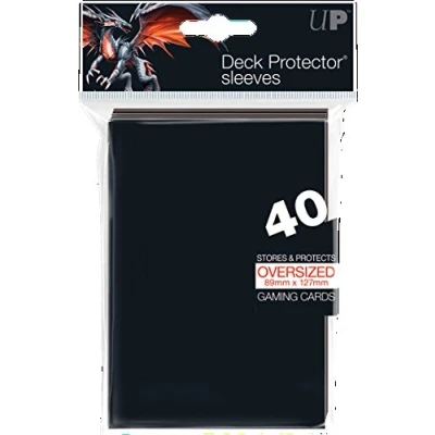Afbeelding van Sleeves Oversized Black (40 stuks)