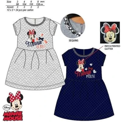 Afbeelding van Disney Minnie Mouse Jurkje Grijs Maat 116 6 jaar