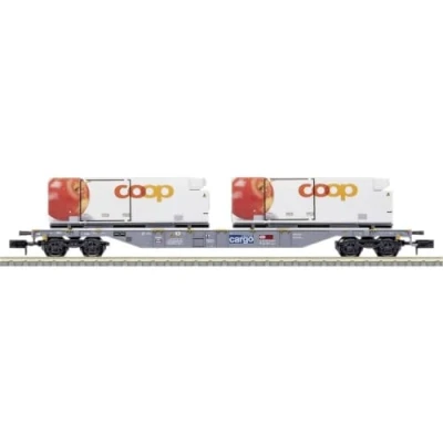 Afbeelding van MiniTrix 15495 N containerwagen „coop ® van de SBB