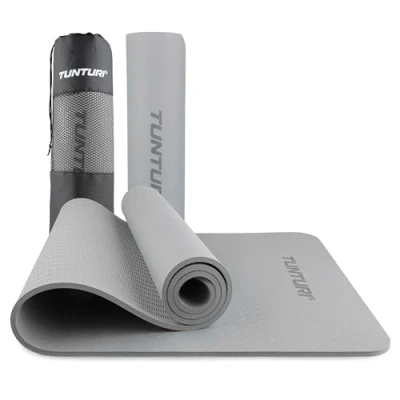 Afbeelding van Tunturi yogamat 8 mm grijs