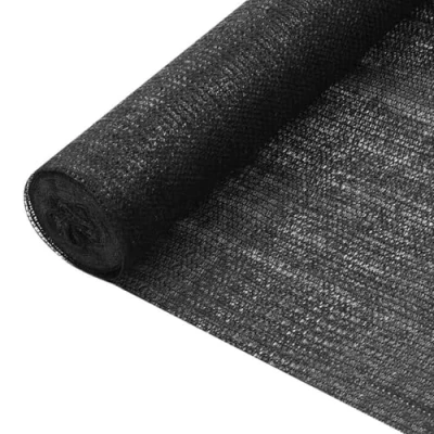 Afbeelding van vidaXL Privacynet 75 g/m² Tuinnet Privacy Net Schaduwdoek Privacyscherm Privacydoek Winddoek Tuinscherm Tuindoek Tuin 1x25 m HDPE Zwart