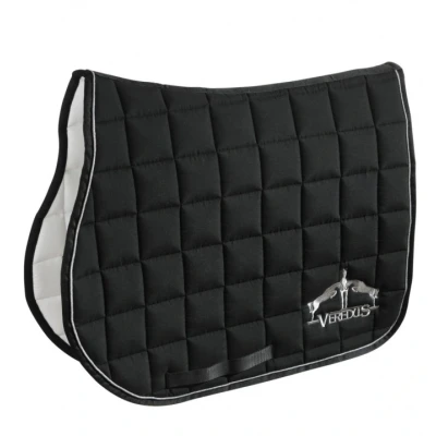 Afbeelding van Veredus Zadeldekje Microfiber Springen Zwart Cob/Full