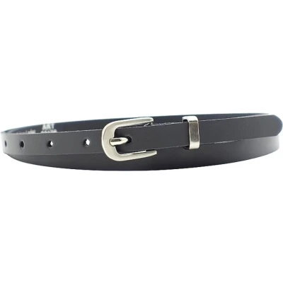 Afbeelding van Fana Belts Leren Riem Grijs Smalle Dames Riemen Taillemaat 130 XXL