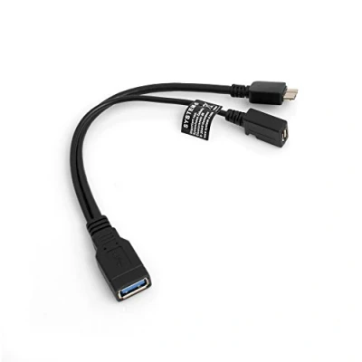 Afbeelding van System S OTG On The Go Host kabel 3 in 1 USB 3.0 Type A naar Micro en 2.0 datakabel 22 cm Y