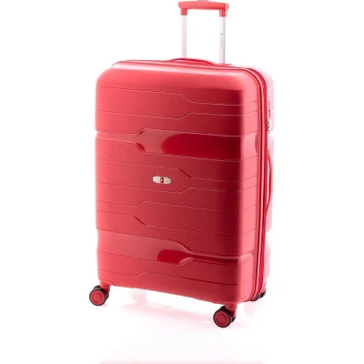 Afbeelding van Gladiator 4 Rollen 77 CM MIT Dehnfalte Trolley, Maat: One Size, Crimson red