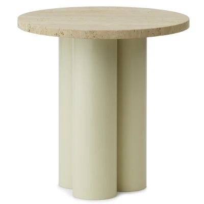 Afbeelding van Normann Copenhagen Dit Bijzettafel Sand Travertine Light