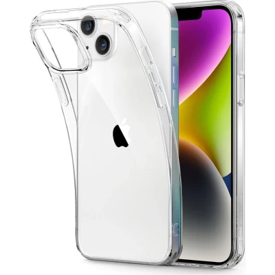 Afbeelding van ESR Project Zero Telefoonhoesje geschikt voor Apple iPhone 14 Plus Hoesje Flexibel TPU Backcover Transparant