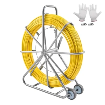 Afbeelding van VEVOR Vislint Fiberglass Trekhulp Treklint Trekspiraal 200mx7.9mm