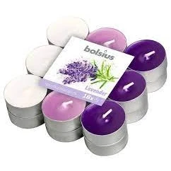 Afbeelding van Bolsius Geurtheelicht multi colour brick 18 lavendel stuks