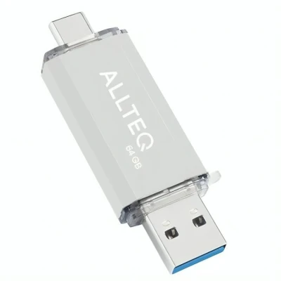 Afbeelding van USB 3.1 stick Zilver 64 GB Allteq