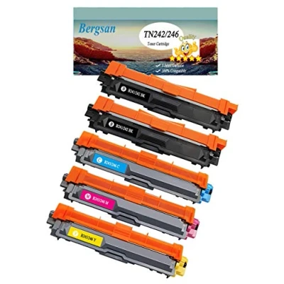 Afbeelding van Bergsan Toner, compatibel met Brother TN 241, 245, 242, 246 voor MFC 9332CDW, DCP 9022CDW, HL 3142CW, 3152CDW, 9017CDW, 9020CDW, 9142CDN, 9140CDN, 9342CDW, 3140CW