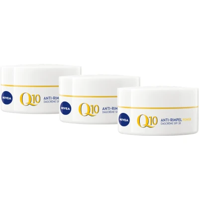 Afbeelding van 3x Nivea Q10 Dagcrème Anti Rimpel Power SPF 30 50 ml