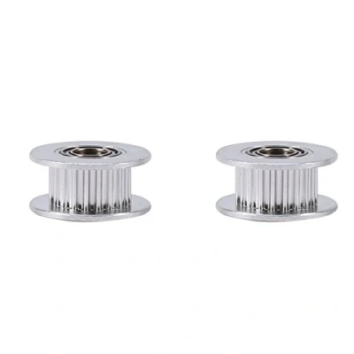 Afbeelding van 2 stks alluminio 5mm diametro interno puleggia tendicinghia con cuscinetto per GT2 Cinghia dentata della stampante 3D