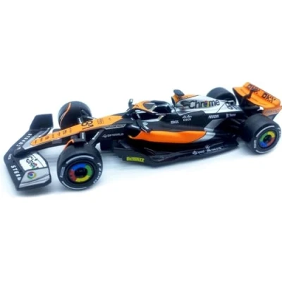 Afbeelding van HTLNUZD Bburago 1:43 2023 Britse GP F1McLaren MCL60 # 81 Oscar Legering Racing Auto 1/43 Formule Een Die Cast Volwassen Collectie Voertuigen Model