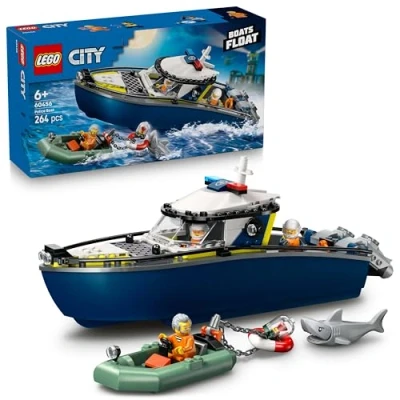 Afbeelding van LEGO 60456 Verfolgungsjagd im Polizeiboot (60456, Stad)