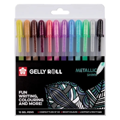 Afbeelding van Gelschrijver Sakura Gelly Roll Metallic glans assorti