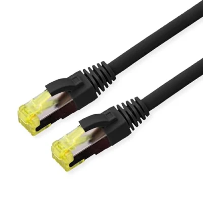 Afbeelding van Roline 21.15.0757 RJ45 Netwerkkabel, patchkabel CAT 6A S/FTP 7.00 m Zwart Afgeschermd (dubbel), Halogeenvrij, Vlambestendig 1 stuk(s)
