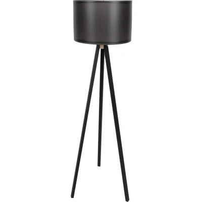 Afbeelding van Vloerlamp Stijlvolle Zwart Design Compacte Afmeting 38x38x145cm Liese Verlichting