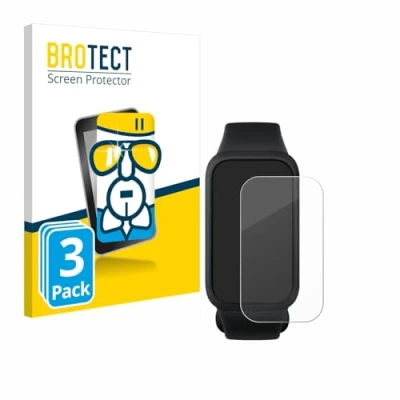 Afbeelding van BROTECT Screenprotector voor Xiaomi Mi Smart Band 9 Active Folie Beschermfolie Beschermglas transparant (3 Stuks)
