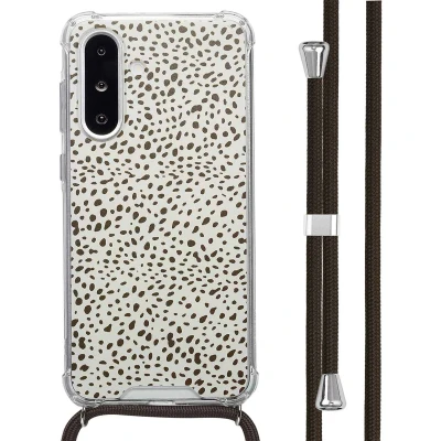 Afbeelding van imoshion Hoesje Geschikt voor Samsung Galaxy A26 Design met Koord Desert Dots