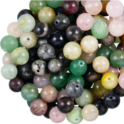 Afbeelding van Kralenmix Natuursteen Kralen (8 mm) Mixed Stone (100 gram / ca. 120 stuks)