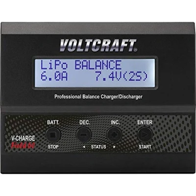 Afbeelding van VOLTCRAFT V Charge 60 DC Multifunctionele modelbouwlader 12 6 A Li poly, ion, LiFePO, LiHV, NiCd, NiMH, Lood