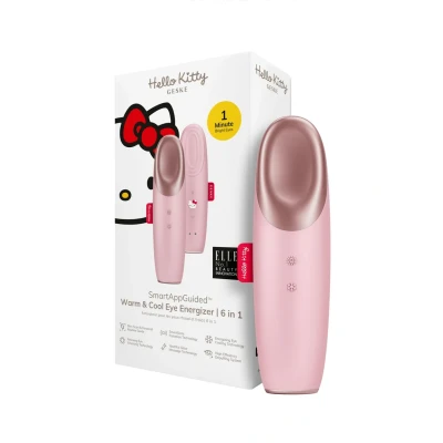 Afbeelding van GESKE x Hello Kitty SmartAppGuided™ Warm &amp; Cool Eye Energizer 6 in 1 Oogmassageapparaat Apparaat tegen donkere kringen Traanzakjes en hangende oogleden verwijderen Elektrische oogmassage