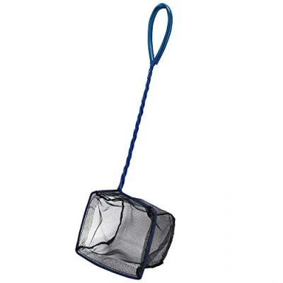 Afbeelding van Hobby 60721 Catch it maat &quot;M&quot; hoogwaardig visnet voor aquaria, schepnet van scheurbestendig zwart nylon, M, 46 g