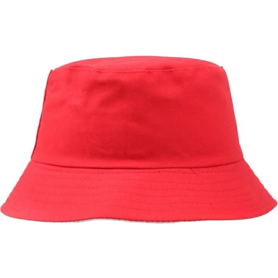Afbeelding van Hoed Vissershoedje Bucket Hat Heren Dames Rood Zonnehoed