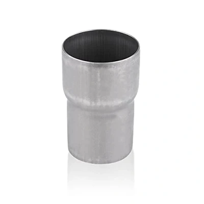 Afbeelding van KIMISS 51 mm tot 60 motorfiets uitlaatpijp adapter minder geluiddemper roestvrij staal