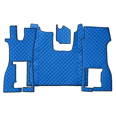 Afbeelding van F CORE Volledige dekking Vloermatten vrachtwagen compatibel voor SCANIA R NEXTGEN 01.17 Passagier opvouwbare BLAUW