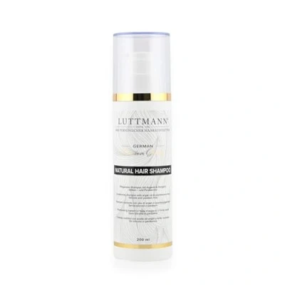 Afbeelding van LUTTMANN® Natural Hair Shampoo 200 ml Pruikenhaarvervanging Second Intensieve reiniging voor alle pruiken, haarstukken, extensions en haarverlengingen van mensenhaar