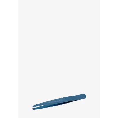 Afbeelding van Tweezerman Slant Tweezer Bell Bottom Blue Pincet Beautytasting