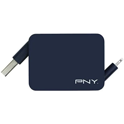 Afbeelding van PNY Roll it Lightning naar USB oplaadkabel en synchronisatie, zwart