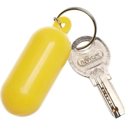 Afbeelding van Go Gadget &quot;Drijvende Sleutelhanger Stootwil Boot Geel Varen Zeilen Watersport&quot;