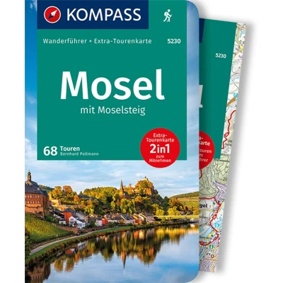 Afbeelding van KOMPASS Wanderführer 5230 Mosel mit Moselsteig Wandelgids