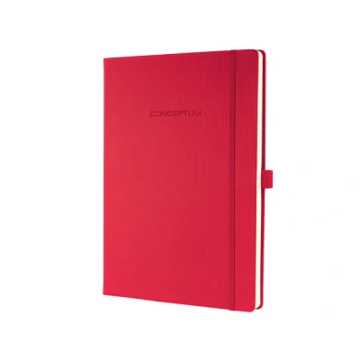 Afbeelding van Sigel notitieboek Conceptum Pure A4 hardcover gelinieerd rood