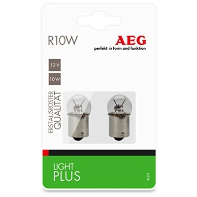 Afbeelding van AEG Automotive 97274 gloeilamp Light Plus R10W, set van 2